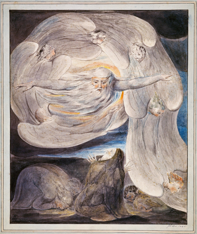 Job Confessing His Presumption to God Who Answers from the Whirlwind