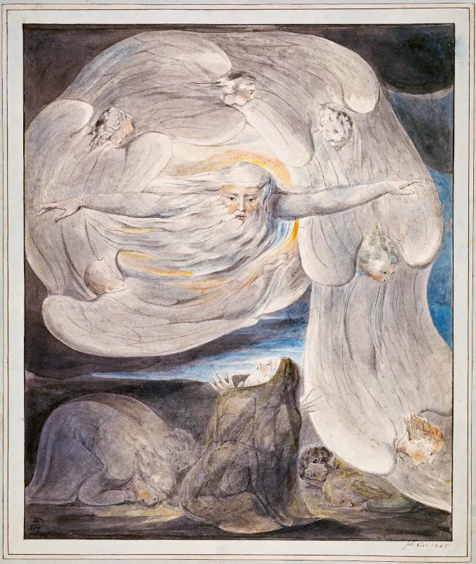 Job Confessing His Presumption to God Who Answers from the Whirlwind